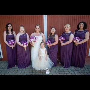 Plum Davids Bridal Bridesmaid Dress